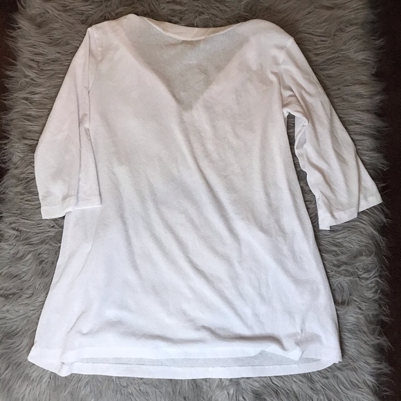 J Valdi White V-Neck Swim Cover-Up  Dress - Picture 6 of 6